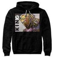 Image 3 of K I N G Hoodie - unisex (available in grey, red and black)