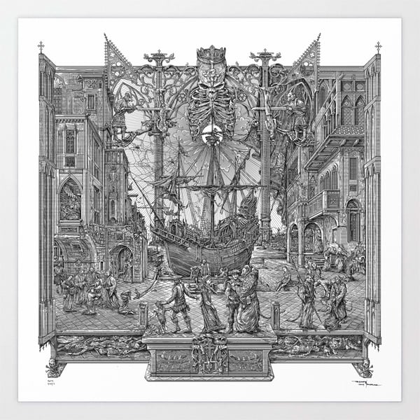 Image of GHOST RATS limited artprint