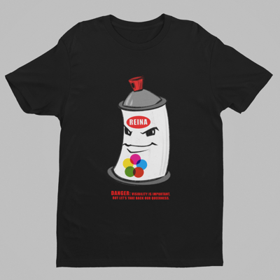 Image of REINA SPRAY PAINT TEE