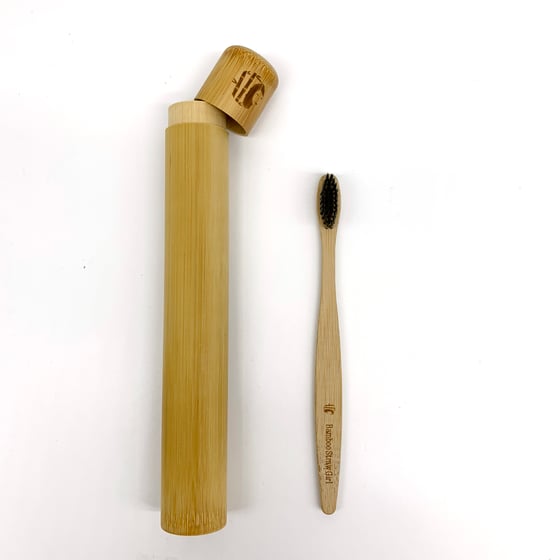 Image of Bamboo toothbrush and Tube