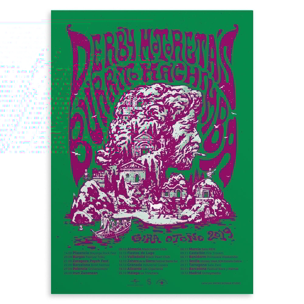 Image of DERBY MOTORETA´S BURRITO KACHIMBA Poster (Green variant)