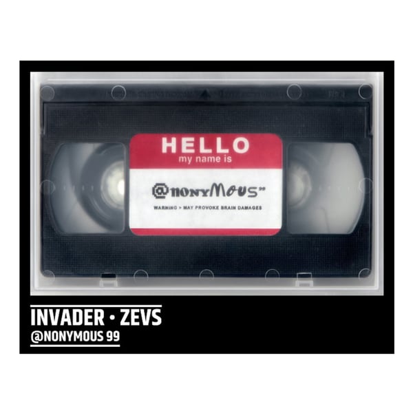 Image of INVADER & ZEVS - DVD @NONYMOUS - LAST COPIES