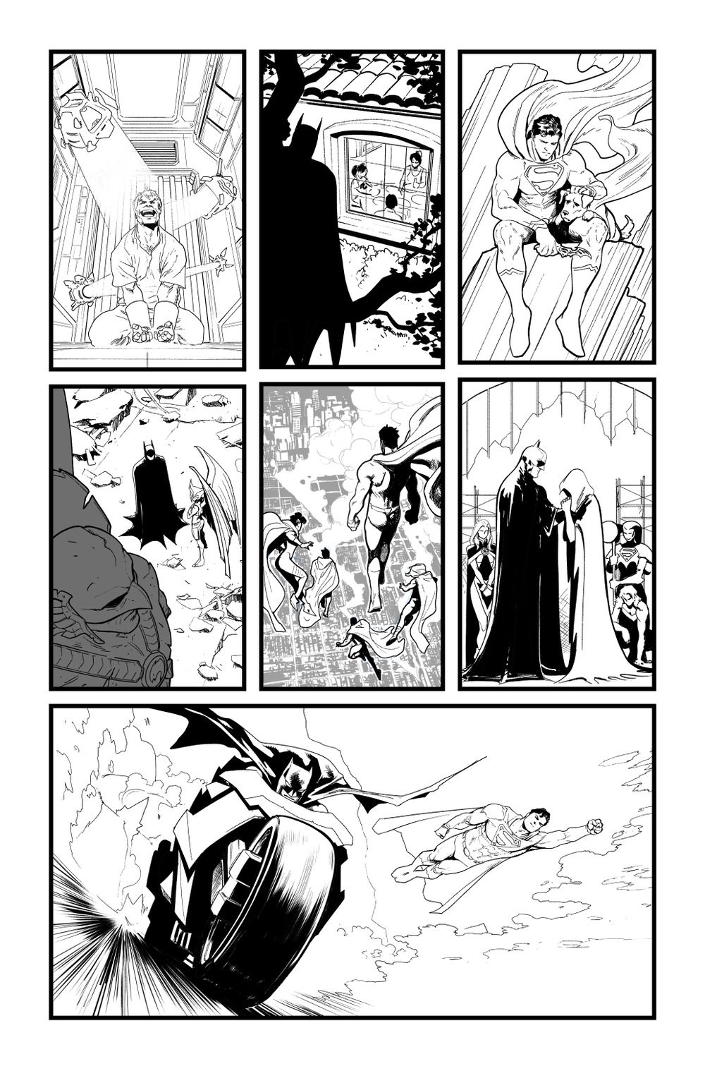 Image of BATMAN/SUPERMAN #5 p.21 ARTIST'S PROOF