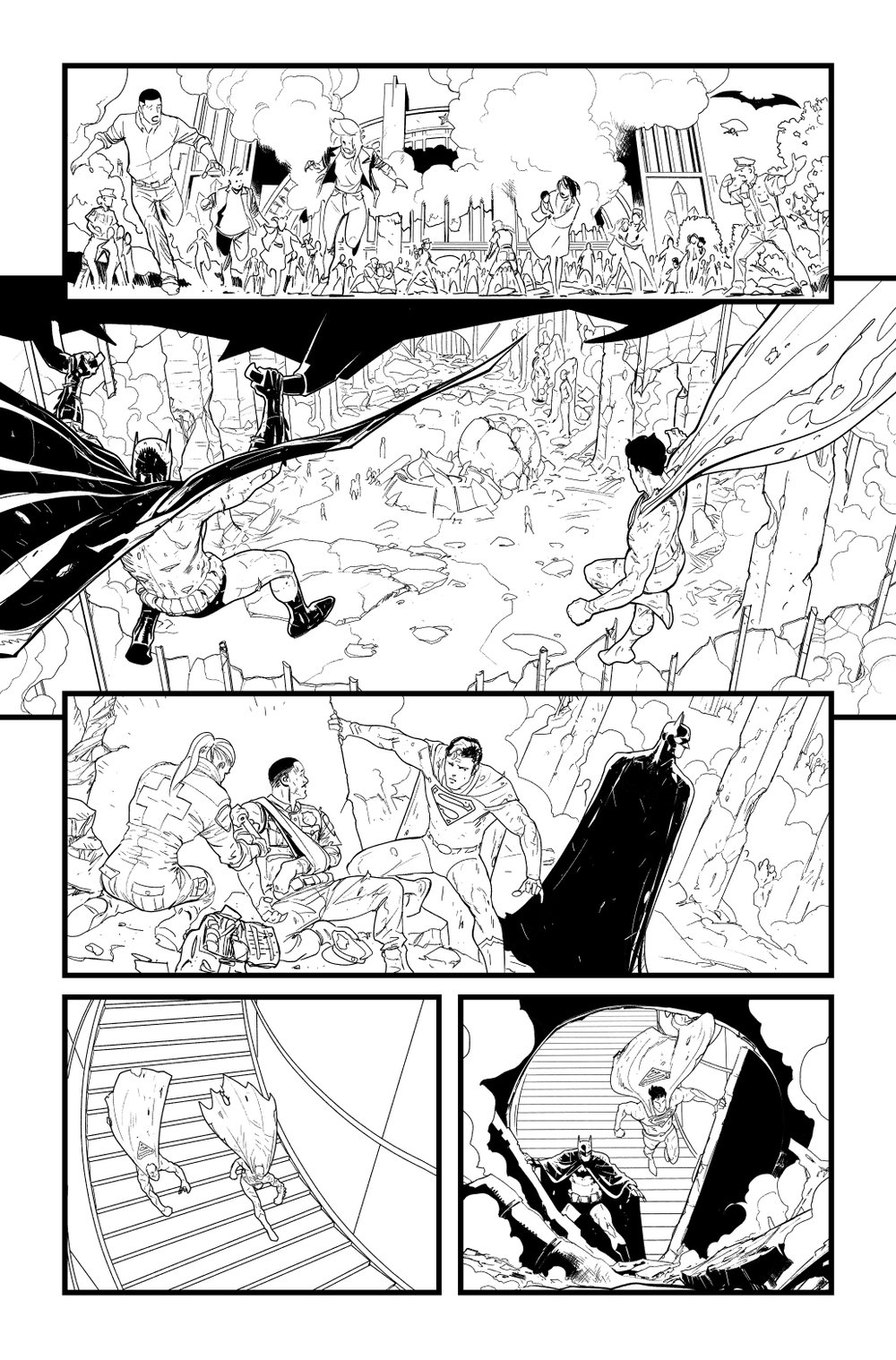 Image of BATMAN/SUPERMAN #5 p.19 ARTIST'S PROOF
