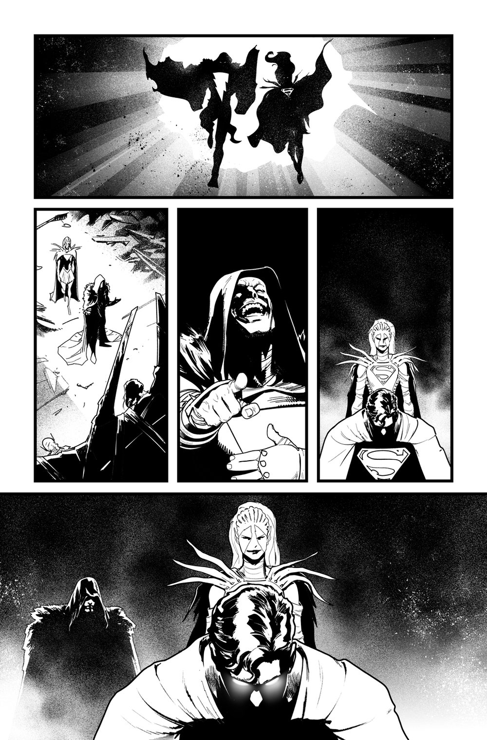 Image of BATMAN/SUPERMAN #5 p.09 ARTIST'S PROOF