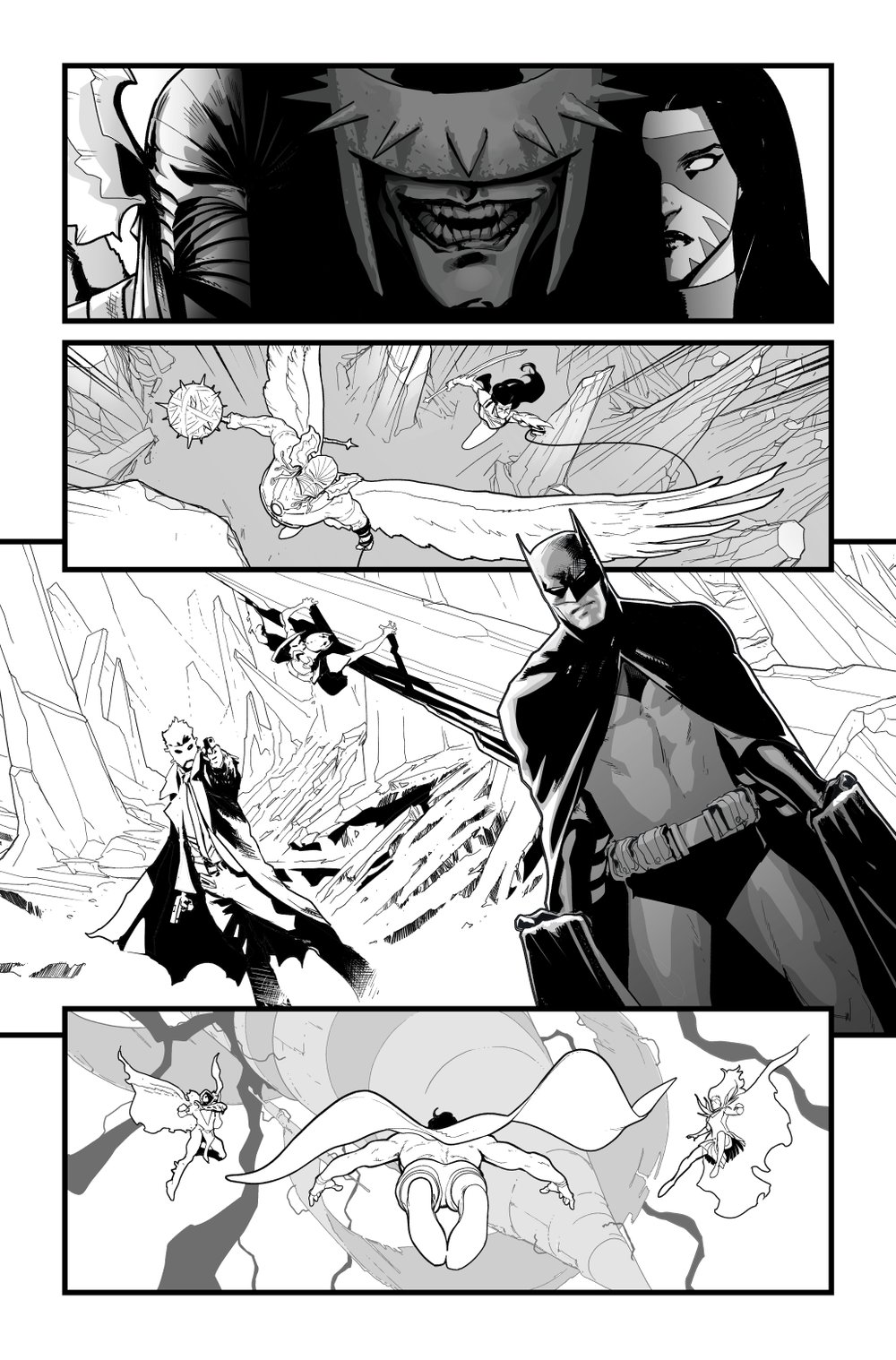 Image of BATMAN/SUPERMAN #5 p.06 ARTIST'S PROOF