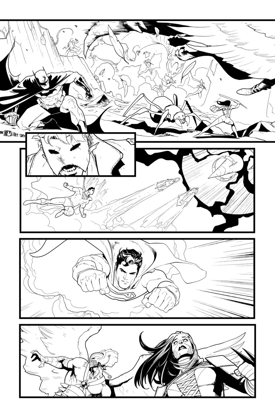 Image of BATMAN/SUPERMAN #5 p.05 ARTIST'S PROOF