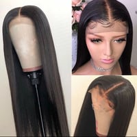 Middle Part frontal wig 