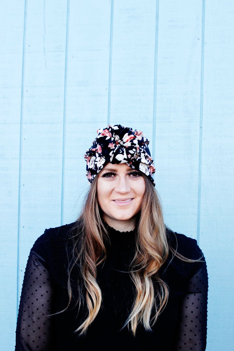 Image of Top Knot Turban Style Headwrap for Women