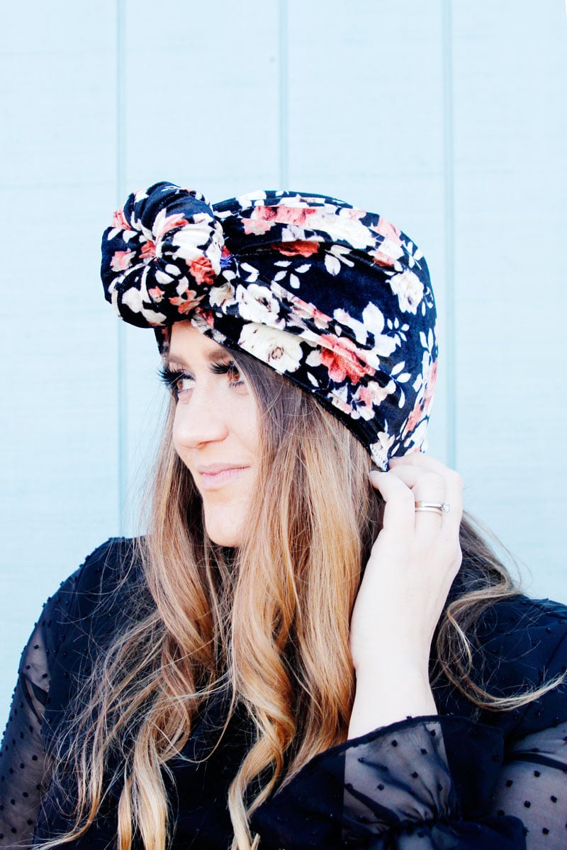 Image of Top Knot Turban Style Headwrap for Women