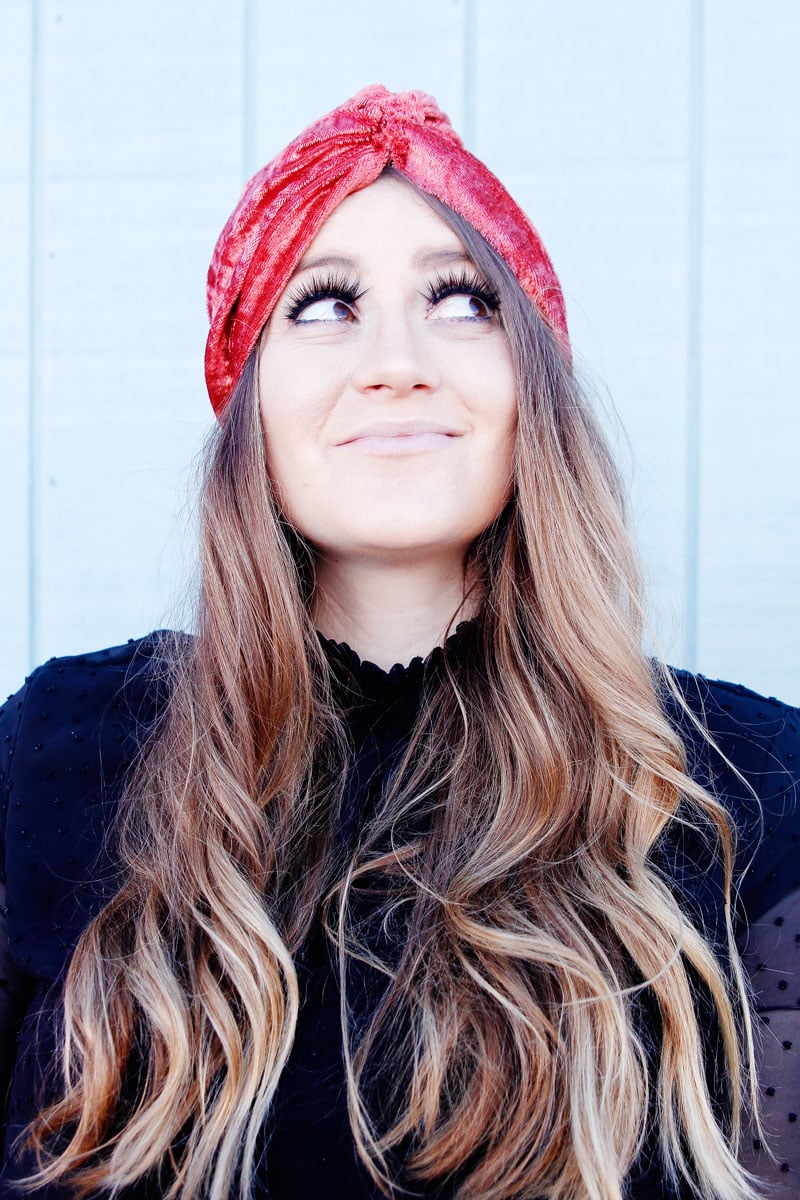 Image of Top Knot Turban Style Headwrap for Women