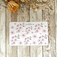 Image 3 of Sakura Flower Sticker Sheet | Transparent & Premium White Vinyl