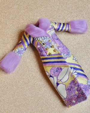 Image of LoungingLinda Duchess Coat ~ Lilac & Gold