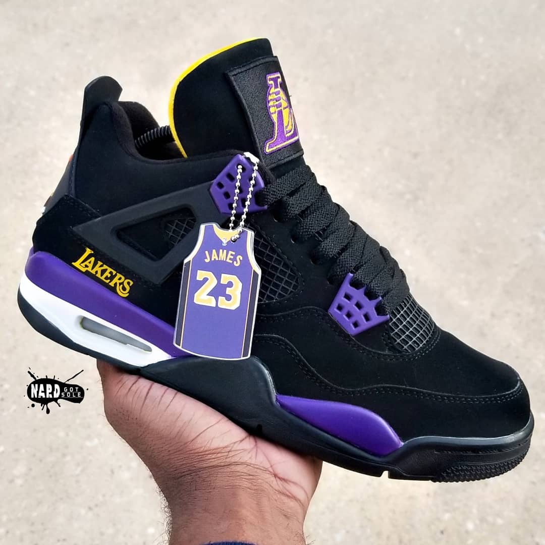 Laker jordan clearance shoes