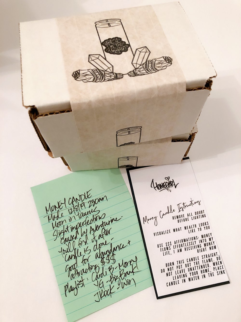 Image of MONEY CANDLE PREORDER