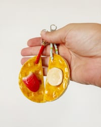 Image 1 of Waffles | bag charm, llavero