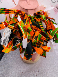 Image 5 of Juneteenth Tassel hoop  Earrings