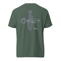 Image 3 of Creek Life Trout Unisex garment-dyed heavyweight t-shirt from Goose Creek Co