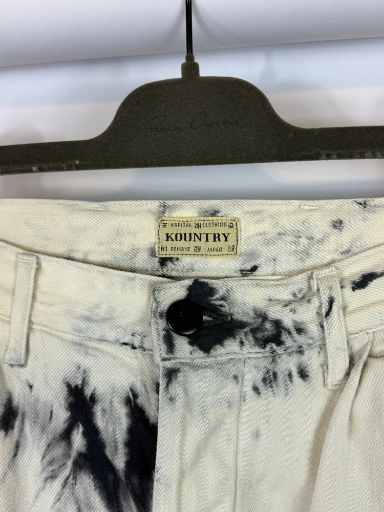 Image of Kapital Kountry Wide-leg Cinch Denim