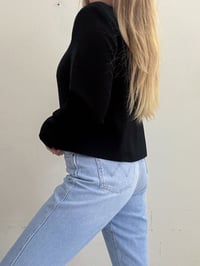 Image 5 of Vintage black blazer jacket // M 