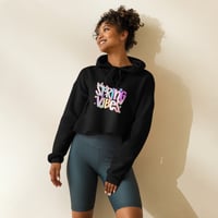 Image 2 of Crop Hoodie ( Spring Vibes )