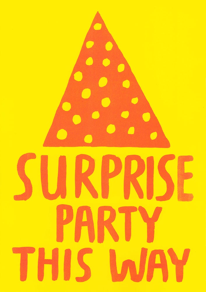 Image of Surprise party this way