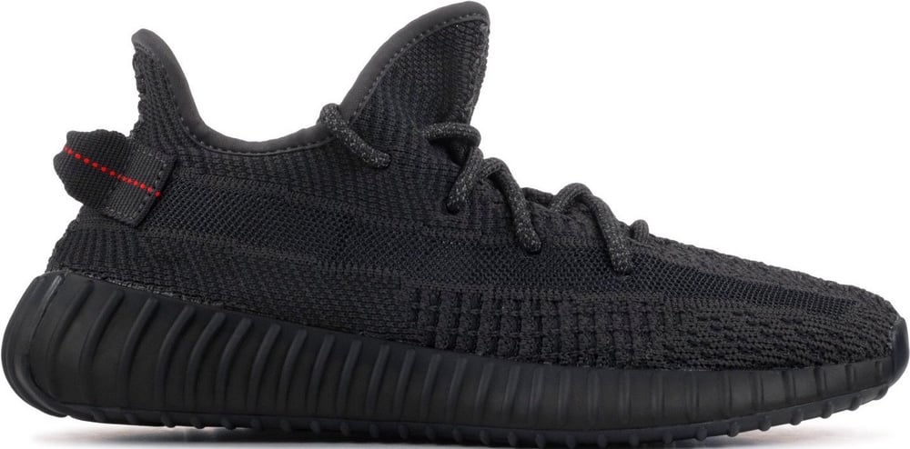 Image of Adidas Yeezy Boost 350 "Black (Non-Reflective) GS 
