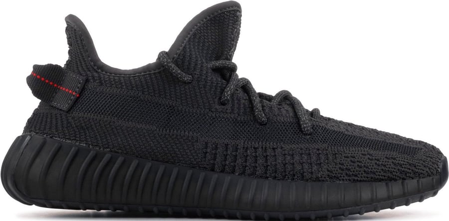 Image of Adidas Yeezy Boost 350 "Black (Non-Reflective) GS