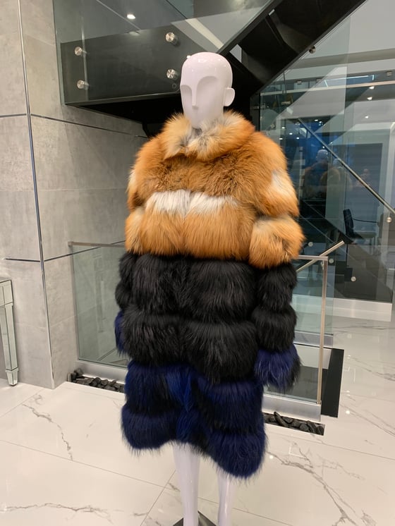 Image of Custom 3in1 Multi Colour Fur Coat