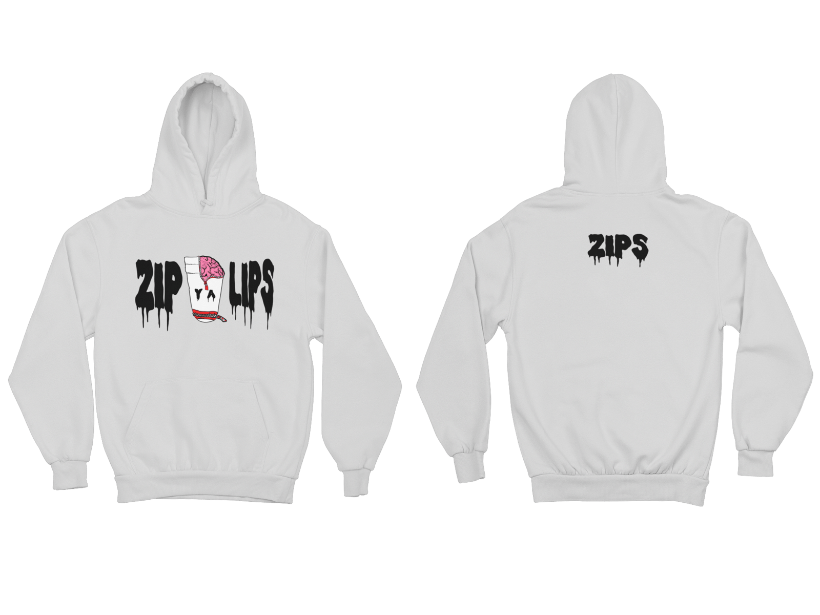 Zips Vol.1 "Zip Ya Lips" Hoodie Zips Clothing