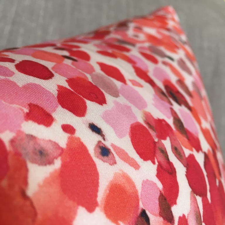 Pink Confetti Cushion Cover Image 3