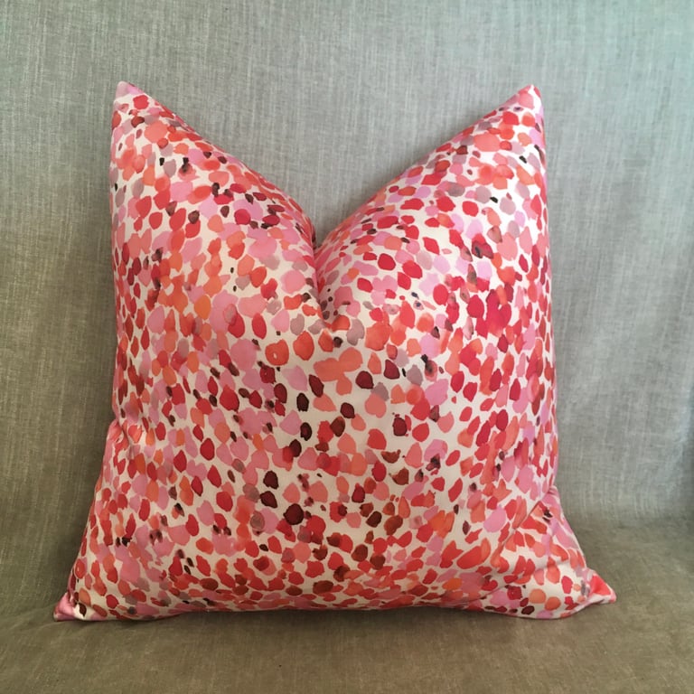 Pink Confetti Cushion Cover