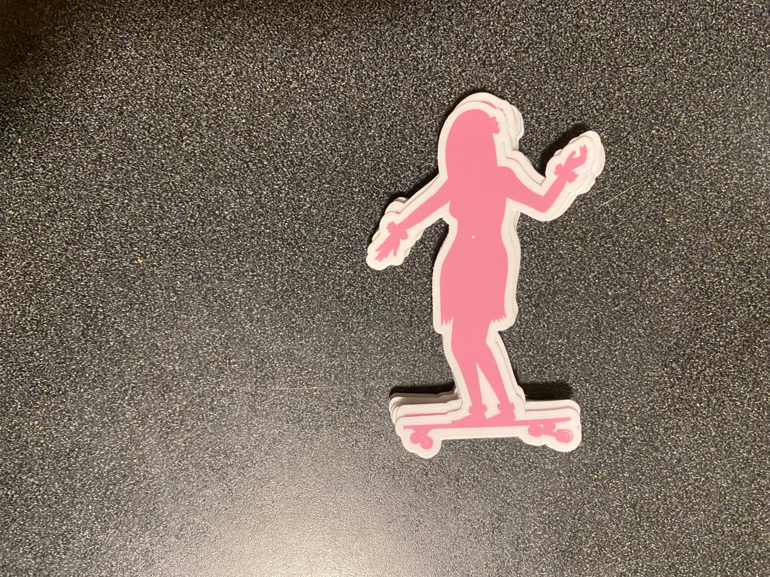 Image of 3" Pink Hula Die cut sticker