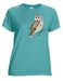 Image of Barred Owl garment dyed ladies t-shirt