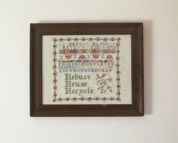 Image of A Sampler for Modern Times E-Pattern from Radical Cross Stitch