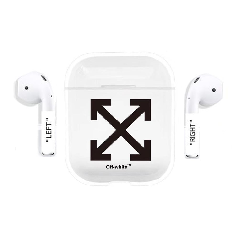 zebra Hej Snavset Off-White AirPods Clear Hard Case (Free Shipping!) | ascensionstore