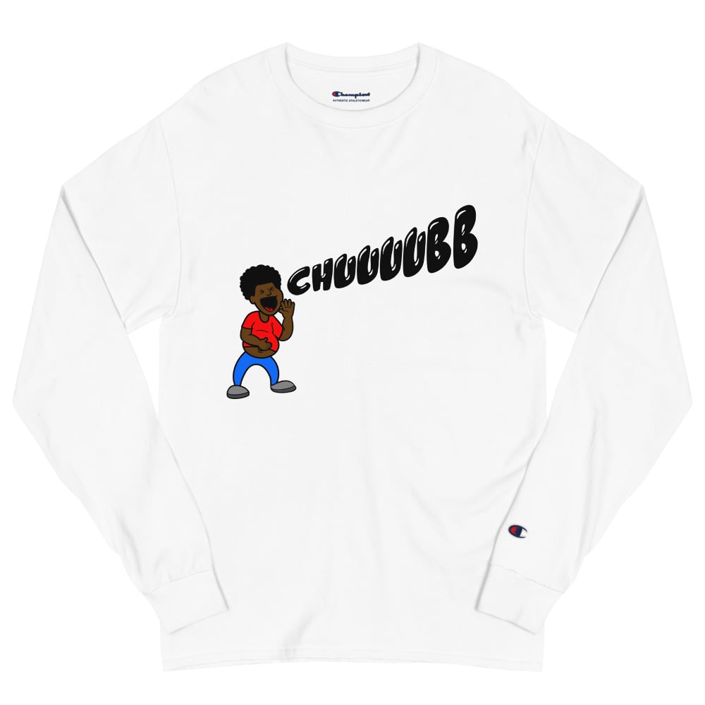 Image of Champion x C.H.U.B.B. Apparel Collection -  Exclusive "Lil' C.H.U.B.B." Long Sleeve T-Shirt