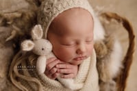 Image 1 of Little Bunny, bunny prop, newborn prop, photography prop