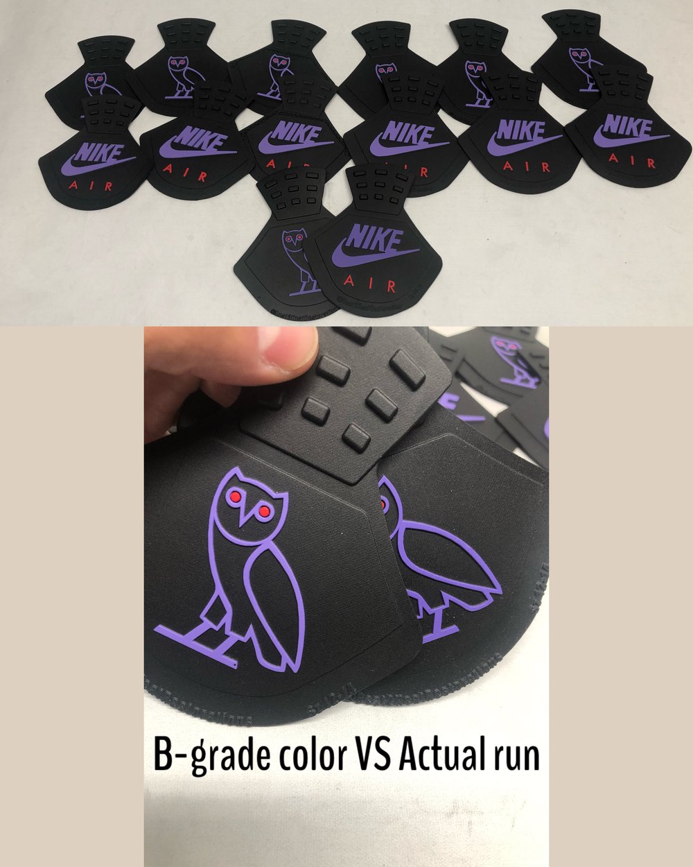 Drake Raptors 4’s OVO conversion.