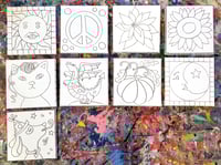 Image 2 of 8" x 8" Canvas - variety of designs