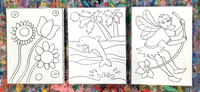 Image 4 of 9" x 12" Canvas - variety of designs