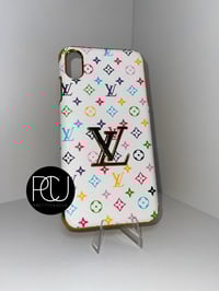 Coloured Luxe Iphone Case (white)