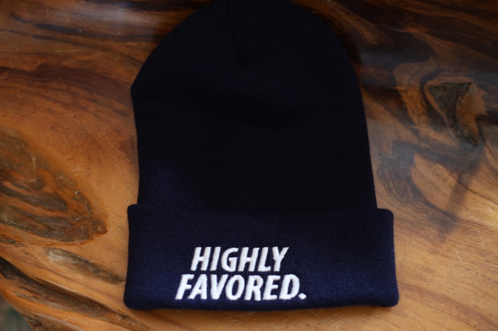 Image of Navy Highly Favored Skully 