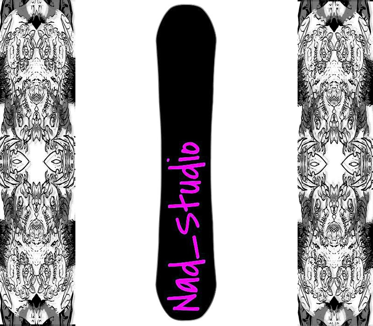 Image of Skulls & Roses snowboard ๐๐ฅ