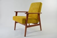 Image 4 of Fauteuil FOX jaunes piètement carré