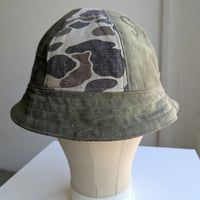 Image 1 of Reworked 6-panel Reversible Bucket Hat Camouflage-1  XL 24