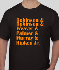 Orioles Legend + Wu Tang Shirt! Celebrate the greats! 