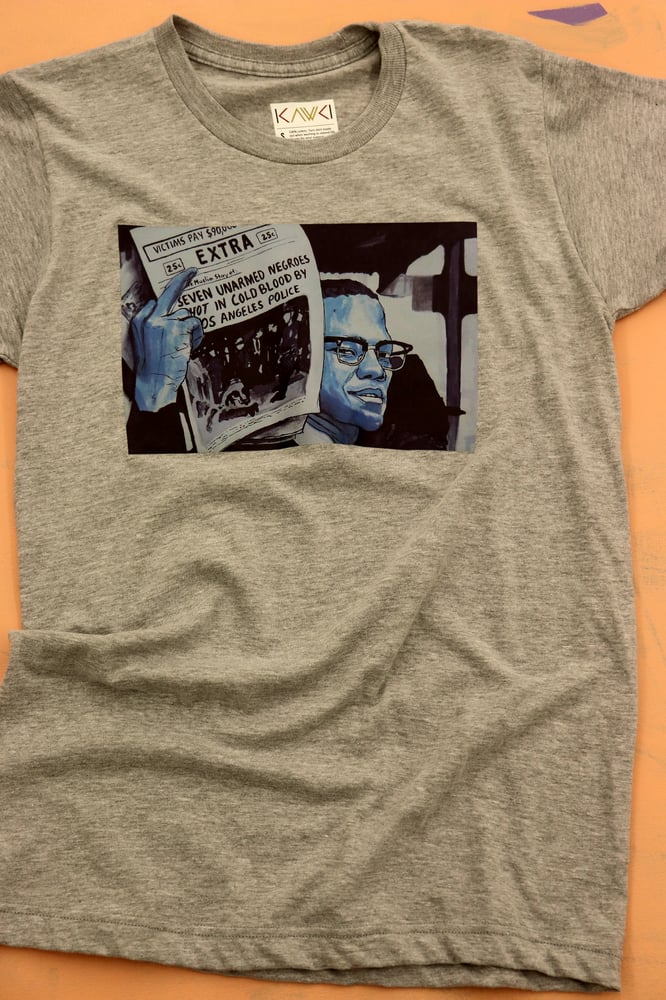 Image of "Malcolm X" tshirt