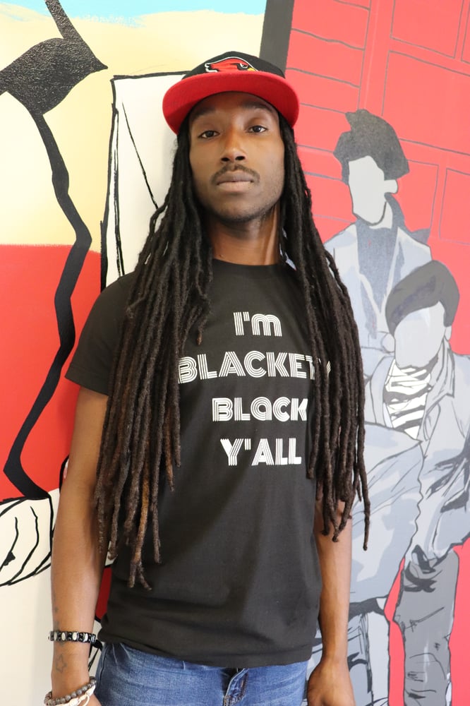 Image of I'M BLACKETY BLACK Y'ALL tshirt 