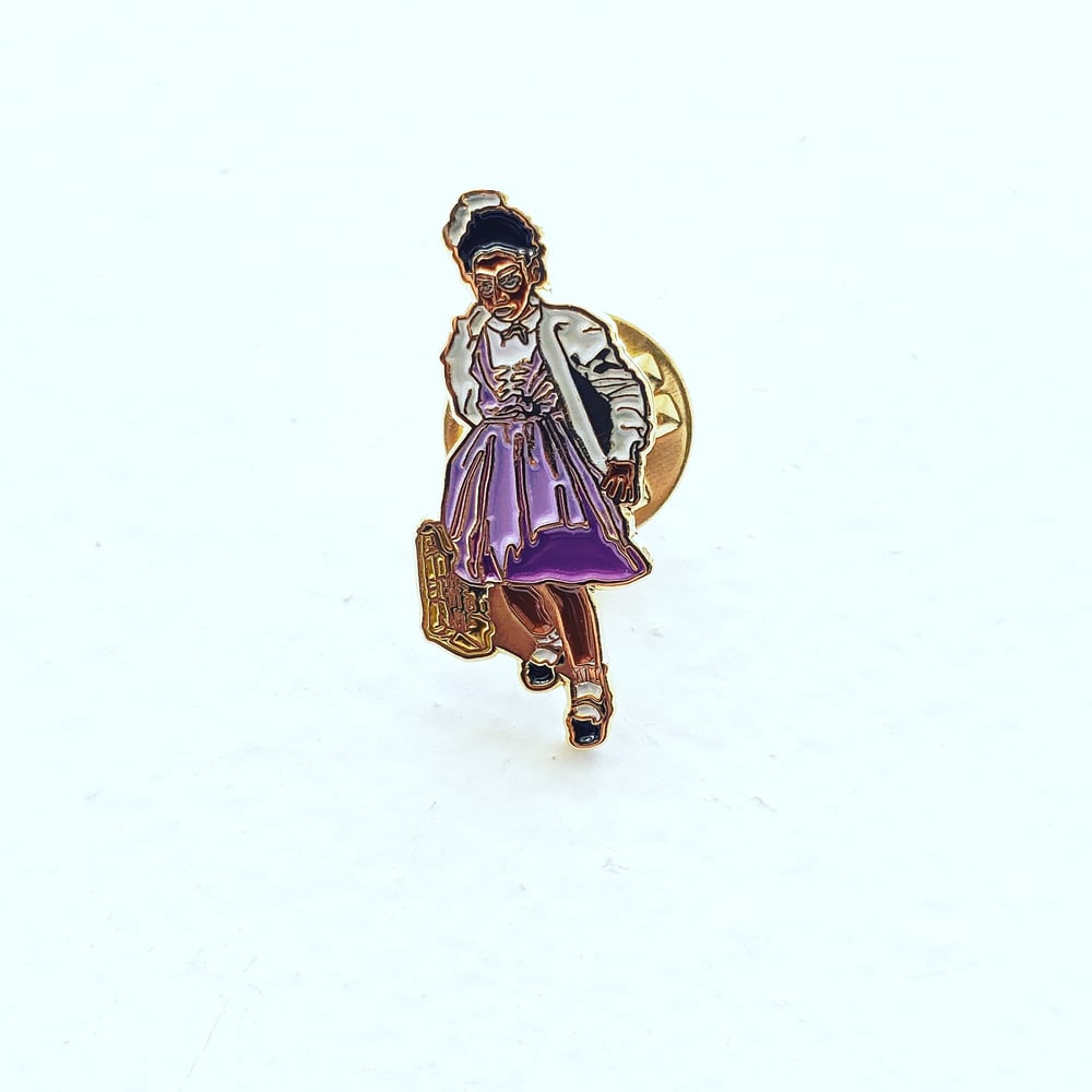Image of Brave Little Girl pin